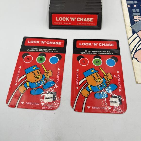 Lock 'N' Chase (Intellivision, 1982) - Complete In Box - Picture 3 of 9